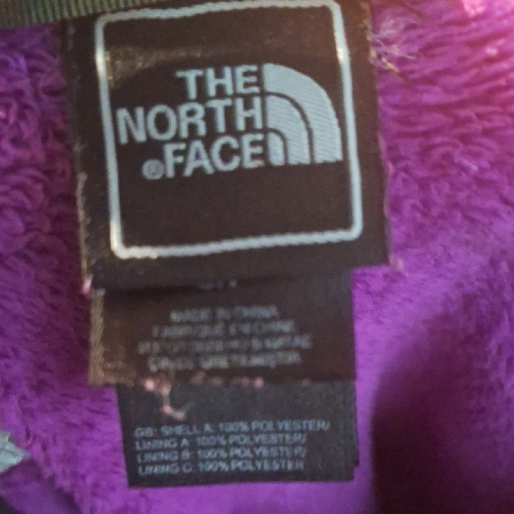 The North Face Purple Fleece Jacket - Picture 6 of 8